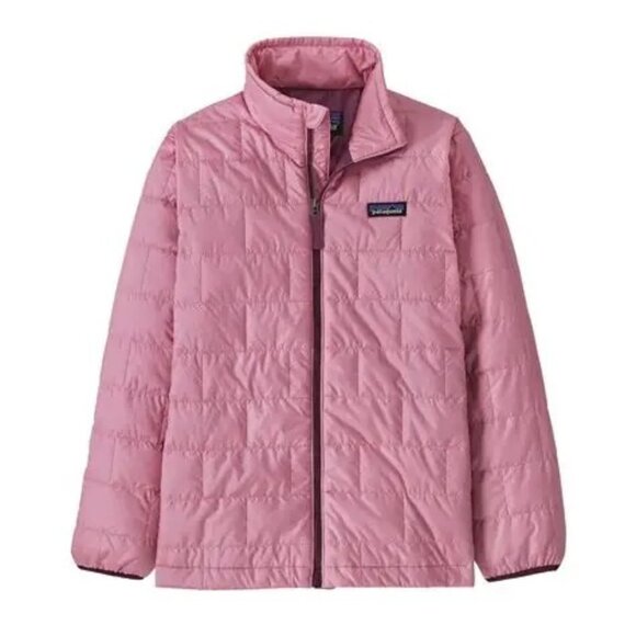 Patagonia Other - NWT Patagonia Youth Kids Nano Puff Brick Quilted Jacket- Planet Pink